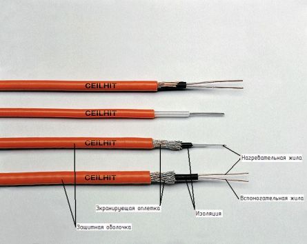 Резистивный кабель теплого пола